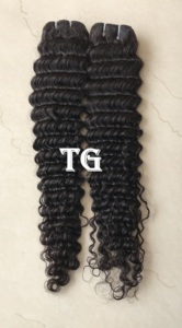 Paquete de trama de máquina peruana, cutícula sin procesar, rizada profunda alineada, para la mejor oferta de Navidad, precio al por mayor, extensión de cabello de cliente - Product Image 5