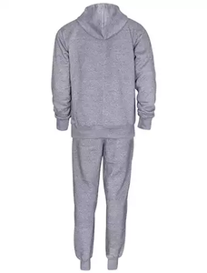 Survêtement à capuche unisexe écologique avec fermeture éclair, technique de bouffée d'hiver imprimée avec logo personnalisé et strass - Product Image 3