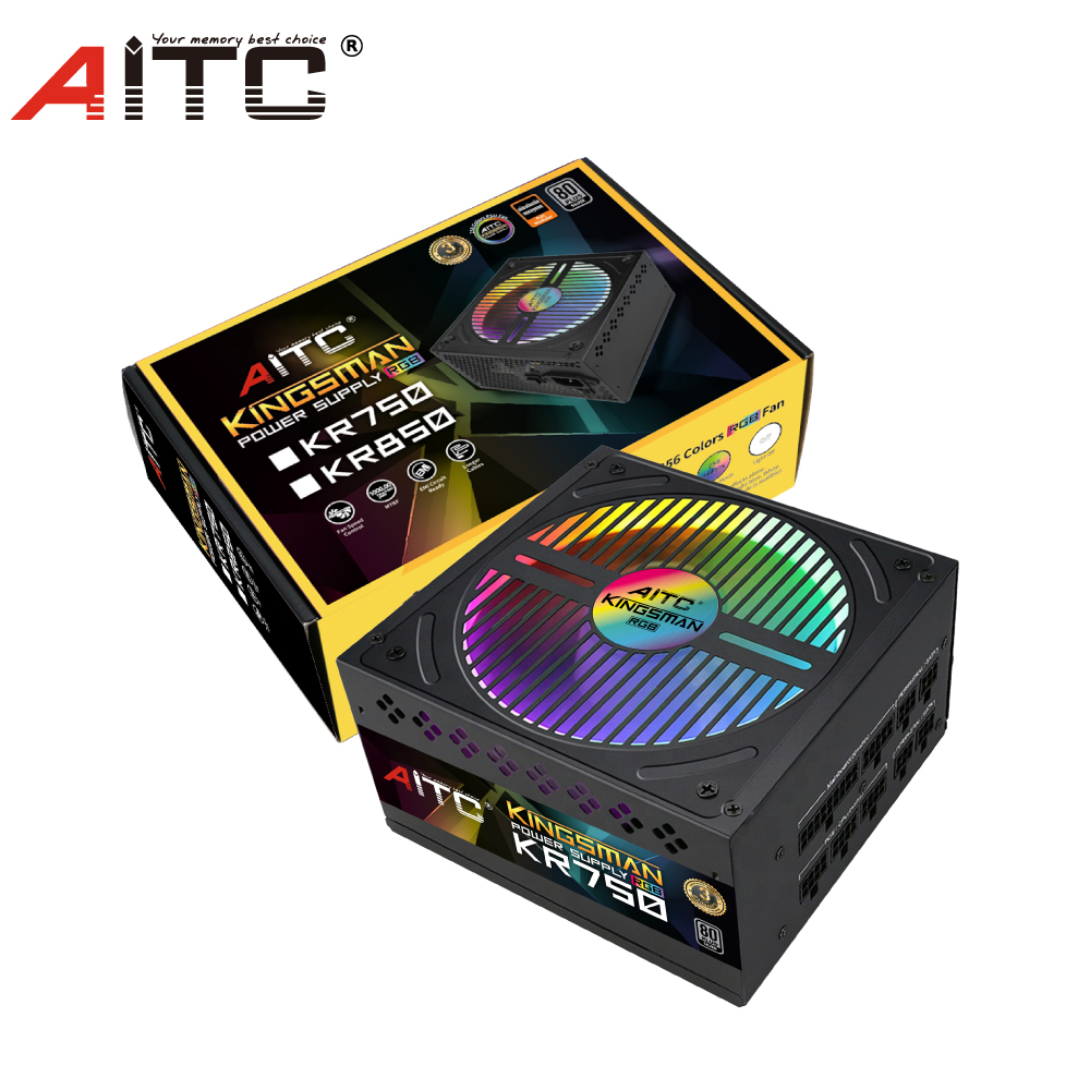 Полностью модульный блок питания RGB ATX 750 Вт 80 PLUS серебристый APFC
