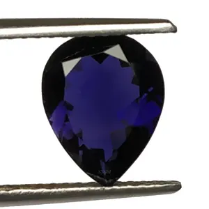 9X14mm corte de pera Natural IOLITE precio de fábrica al por mayor piedra preciosa suelta facetada de alta calidad por quilate PIEDRA NATURAL IOLITE - Product Image 1