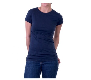 Camisetas de algodón de manga corta lisas para mujer de verano al por mayor, camisetas de algodón transpirable - Product Image 1