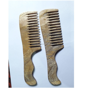 Peigne en bois d'acacia naturel, pour maison hôtel, vente en gros, offre spéciale - Product Image 5