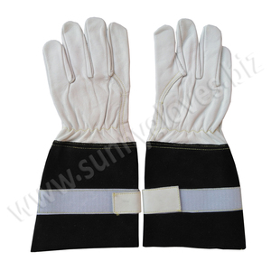 ถุงมือเชื่อมหนังอาร์กอน,งานเชื่อม CE Goatskin Cowhide - Product Image 6