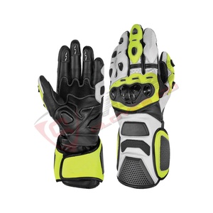 2026 nouveauté tout-terrain respirant en cuir véritable tout doigt gants d'hiver hommes femmes personnalisé Motocross Moto moto équitation - Product Image 1