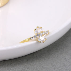 ROXI büyük oval kesim zirkon yüzük nişan düğün <span class=keywords><strong>promise</strong></span> kadınlar hediye yüzük s925 gümüş - Product Image 5