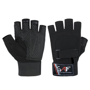 GAF Gants d'exercice pour l'entraînement Pull Ups Haltérophilie Powerlifting Climbing Cycling Half Finger Movement Palm Protection Glove - Product Image 4