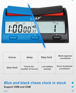 LEAP Reloj de ajedrez digital Material plástico Precio de descuento - Product Image 2