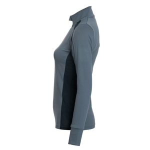 Camisa ecuestre elegante de la capa base de equitación para mujer nueva OEM al por mayor con estiramiento en cuatro direcciones y construcción duradera - Product Image 5