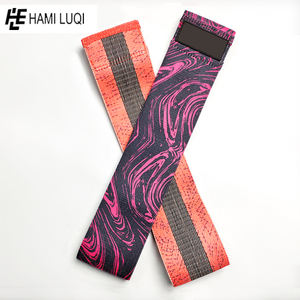 Meilleur prix Bande de résistance pour les fessiers en tissu élastique avec logo en caoutchouc, personnalisable, pour exercices à domicile, 50 - Product Image 2