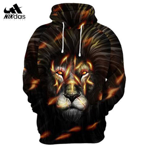 Pull à capuche sur mesure 3D Sublimation imprimé sweat-shirt en polaire tricoté imperméable doublé conception grande taille approvisionnement OEM - Product Image 4