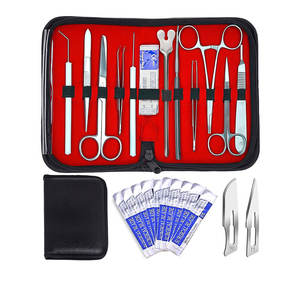 Kit de Disección de Clase I con Certificación CE Avanzada, Almohadilla de Silicona Reutilizable para Laboratorio de Biología, Juego de Disección de Anatomía, Bisturí de Acero Inoxidable - Product Image 1