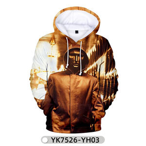 Sudadera con capucha de gran tamaño para hombre y mujer, ropa Unisex personalizada con estampado de sublimación simple, venta al por mayor - Product Image 1