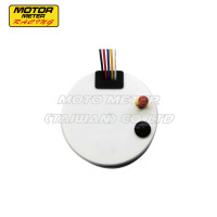 Baru untuk AM485RPM-6000 3-1/3 "85Mm Cincin Aluminium Wajah Hitam Tahan Air Pengukur Multifungsi 6000 RPM GPS Tachometer