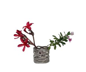 Decoración de Mesa Moderna y Lujosa de Primera Calidad, Mini Decoración de Aluminio Niquelado para el Hogar y Bodas - Product Image 1