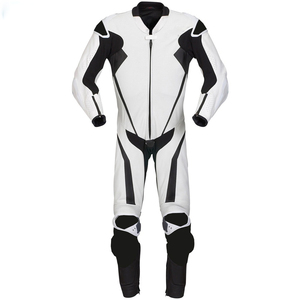 ชุดหนังขี่มอเตอร์ไซค์แบบชิ้นเดียว, ชุดแข่งรถหนังสำหรับผู้ชายเหมาะกับการตกและขาด - Product Image 1