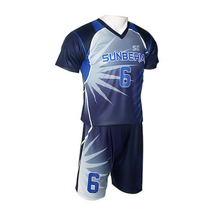 Uniforme de Lacrosse para equipo de fútbol, camisetas de poliéster con sublimación, diseños personalizados - Product Image 4