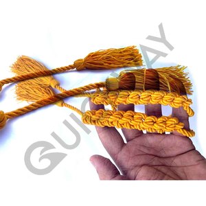 Accesorios para Uniformes Ceremoniales, Cordón para Corneta de Caballería, Tamaño Personalizado, Material Recubierto para Prendas, Nylon/Poliéster/Seda Ecológicos - Product Image 1