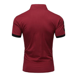 Camiseta Polo de alta calidad sostenible para hombres y mujeres 100% algodón antiarrugas y transpirable estilo Vintage - Product Image 2