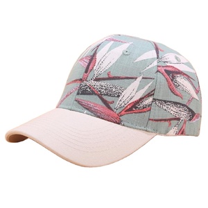 Phụ nữ cô gái thời trang 6 Bảng tùy chỉnh hoa mẫu thăng hoa in Mũ bóng chày - Product Image 4