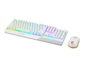 <span class=keywords><strong>MSI</strong></span> vector — ensemble <span class=keywords><strong>souris</strong></span> et <span class=keywords><strong>clavier</strong></span> de jeu, GK30, blanc - Product Image 3