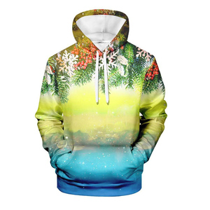 2025 Trendy Oversized Woven Print <b>Tie</b> Dye Hoodie for <b>Men</b> Custom Logo Polyester Wholesale Winter - Product Image 4