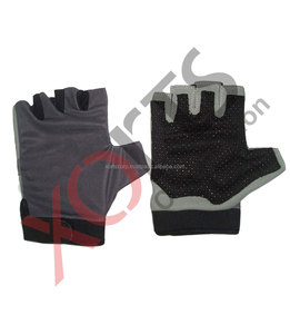 Guantes de impacto de cuero transpirables de medio dedo corto para deportes al aire libre para motociclismo y ciclismo - Product Image 4