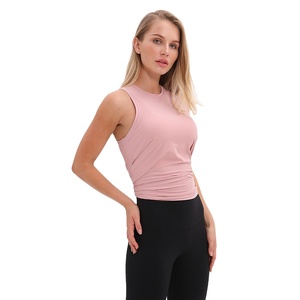 Manufacturer Custom Girls cotton plus size tank <b>tops</b> women acid wash embroidered sport tank <b>top</b> - Product Image 1