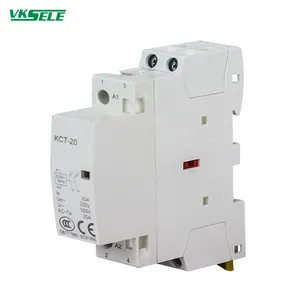 Modular Contactor KCT-25 VCT-25 Capacitor Contactor 1 Pole 25A 12V 24V 48V 110V 220V Brands Electric Contactor