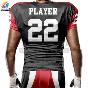 ชุดอเมริกันฟุตบอลแบบกำหนดเอง ผ้าทวิลล์กันรังสียูวี แห้งเร็ว ระบายอากาศได้ดี สำหรับผู้ใหญ่ทุกเพศ  พร้อมสกรีนชื่อทีมตามสั่ง - Product Image 6