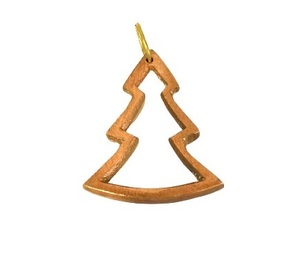 <b>SMALL</b> CHRISTMAS TREE DESIGN CHRISTMAS DECORATION HANGING <b>ORNAMENT</b> HIGH QUALITY METAL CHRISTMAS TREE DECORATION - Product Image 1