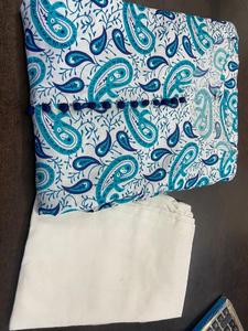 Vestido de rayón con estampado de Anarkali, elegante, con plaza - Product Image 3