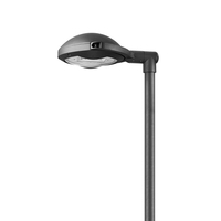Yaolong IP66 évalué rond LED réverbère solaire avec la lampe de jardin d'alimentation électrique unique de poteau en aluminium