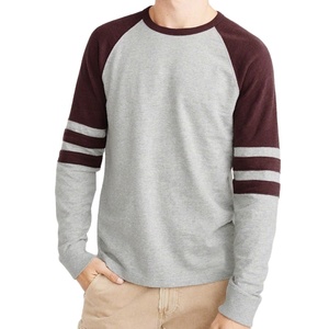 Vente en gros de vêtements sur mesure col rond à manches longues avec impression de logo technique de broderie de conception unie vierge pour la saison d'hiver - Product Image 4