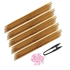 Ensemble d'aiguilles à tricoter double point multicolores en bois DPN Meilleur prix Cadeau fantaisie - Product Image 4