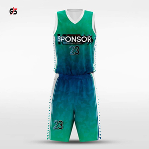 Tissu Jersey 100% Polyester, personnalisé, clubwear, Design imprimé, ensemble unisexe court, produit OEM de haute qualité - Product Image 1