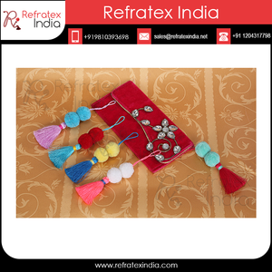 Borla de yute indio Pom - Product Image 6