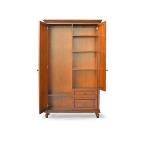 Bellini Mahogany Wardrobe Colonial Style Bedroom Furniture Mid Century Modern Home Hotel Wooden Cabinet - Product Image 3