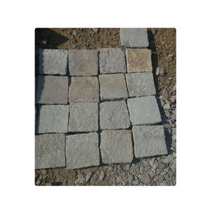 Haute qualité 100% pavé naturel allée pavé pierre pierre marron jaune mélange galet pierre à vendre - Product Image 1