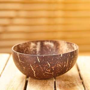 Norme d'exportation de haute qualité Vietnam artisanat vaisselle produits bol de coquille de noix de coco pour la nourriture - Product Image 5