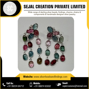 Wholesale Custom New Design 925 <b>Sterling</b> <b>Silver</b> Women Gemstone Earring - Product Image 6