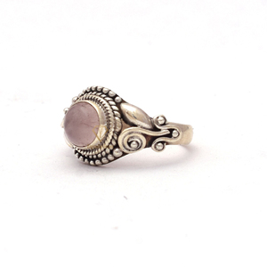 แหวนเงินสไตล์โบฮีเมียนสเตอร์925แฮนด์เมดทรงรีอัญมณีลาบราดอไรต์ธรรมชาติสำหรับงานแต่งงานขายส่ง - Product Image 4