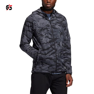 Sudadera con capucha para hombre, de camuflaje, forro polar, 100% algodón, logotipo personalizado, manga completa, 300 GSM, servicio OEM, sudaderas informales - Product Image 2