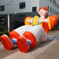 เทศกาลตกแต่งเชิงพาณิชย์โฆษณาพองการ์ตูนขนาดใหญ่ Inflatables