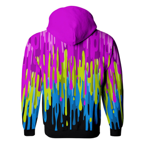 Sweat-shirt à capuche pour hommes, nouveau Design, personnalisé, impression par Sublimation, fermeture éclair, vente en gros, prix bon marché, 2023 - Product Image 6