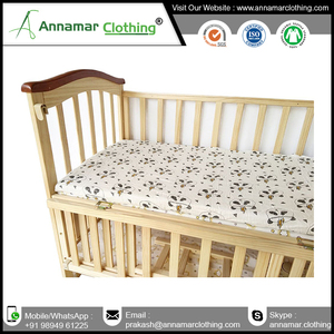 Sábana bajera supersuave personalizada para bebé, ropa de cama de color blanco - Product Image 2