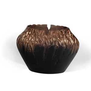 Black And <b>Copper</b> Flower <b>Vase</b> Best Quality Good Selling Customized in Color <b>Vase</b> New Design <b>Vase</b> - Product Image 1