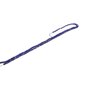 Cuentas Redondas Facetadas de Corindón Azul Zafiro de Alta Calidad, 3-4 mm, Hilo de 15.50 Pulgadas, Piedra Duradera, Gemas Ishu MS1660 - Product Image 4