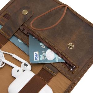 Organizador de cables de cuero genuino personalizado Correa de gestión de cables de viaje hecha a mano Cargador Keeper Personalización OEM para uso de herramientas - Product Image 2