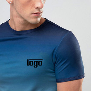 T-Shirt manches courtes pour hommes, élégant, col rond, en coton, Sublimation, à la mode, - Product Image 4