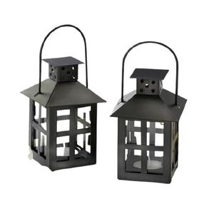 Lanterne en métal en fer faite à la main de haute qualité support de photophore en gros pour intérieur extérieur table de noël meilleure décoration de la maison - Product Image 2